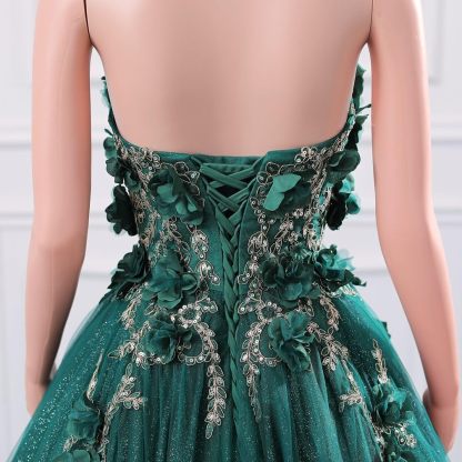 BMbride Women's Beading Sweetheart Ball Gown Tulle Layed Long Quinceanera Dress-BMbridal.UK