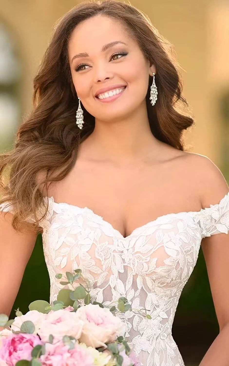 Lace Appliqued Wedding Dresses for Bride 2025 Beach Wedding Bridal Gowns for Women SE002-BMbridal.UK