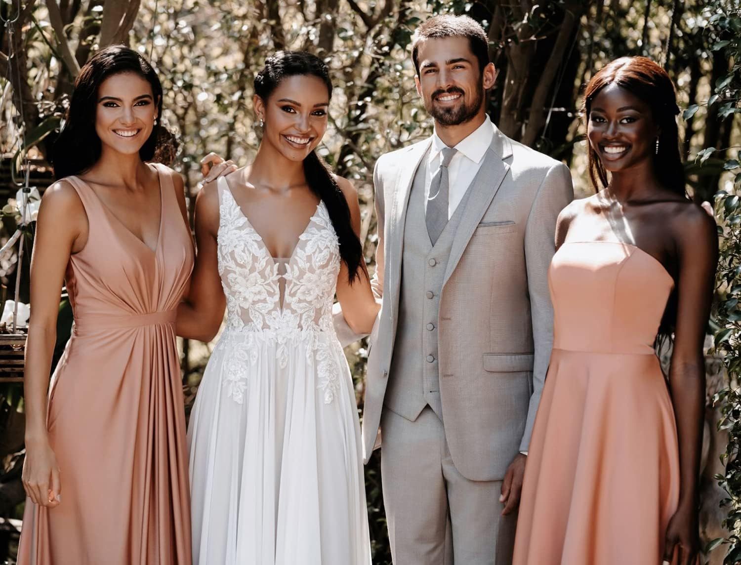 Lace Appliqued Wedding Dresses for Bride 2025 Beach Wedding Bridal Gowns for Women SE002-BMbridal.UK