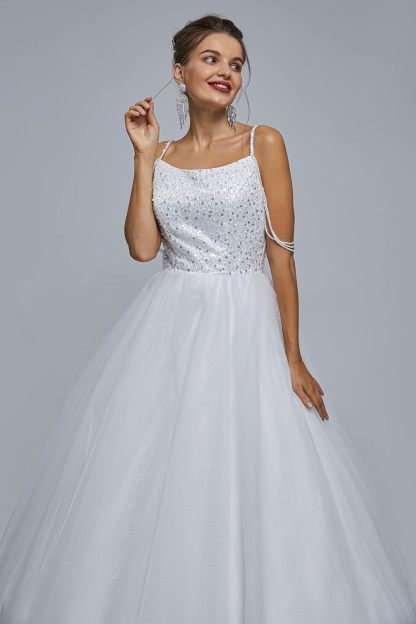 BMbride Women's Beading Sweetheart Ball Gown Tulle Layed Long Quinceanera Dress-BMbridal.UK