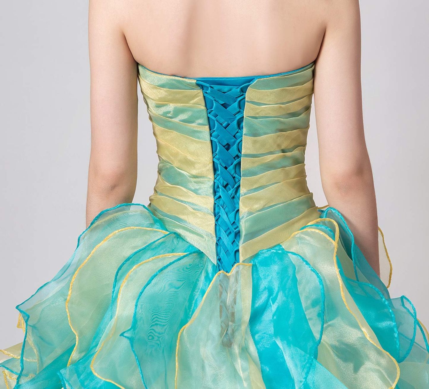 BMbride Women's Beading Sweetheart Ball Gown Tulle Layed Long Quinceanera Dress-BMbridal.UK