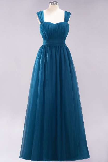 BMbridal Gorgeous Sweetheart Straps Ruffle Burgundy Bridesmaid Dresses Online-BMbridal