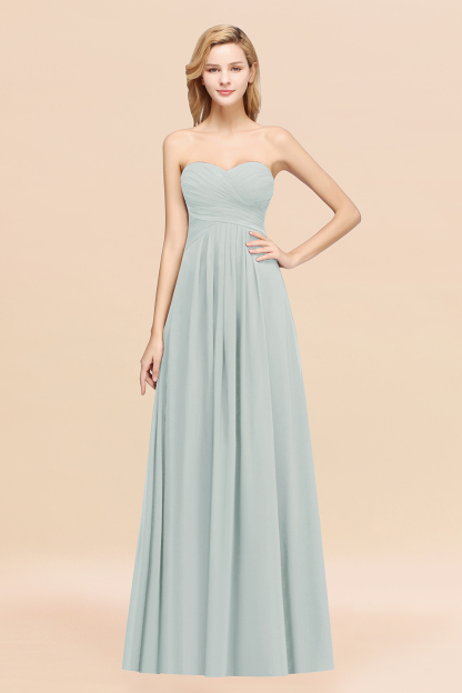 BMbridal Vintage Sweetheart Long Grape Affordable Bridesmaid Dresses Online-BMbridal