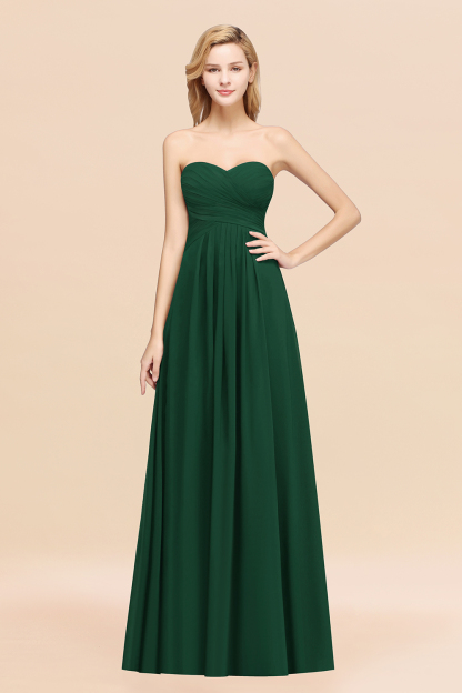 BMbridal Vintage Sweetheart Long Grape Affordable Bridesmaid Dresses Online-BMbridal