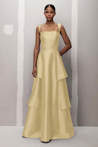 Charming Straps Sleeveless High Waist Long Prom Dress With Pleated