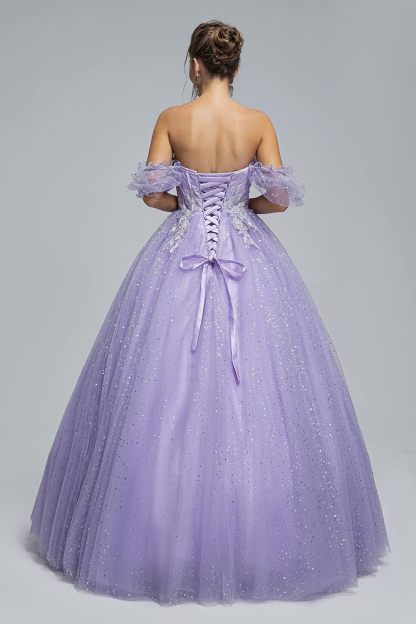 BMbride Women's Beading Sweetheart Ball Gown Tulle Layed Long Quinceanera Dress-BMbridal.UK