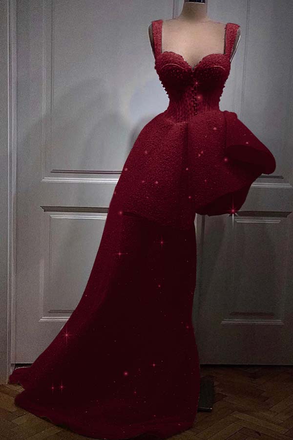 Spaghetti Strap Sweetheart Sleeveless Short Prom Dress With Sequins