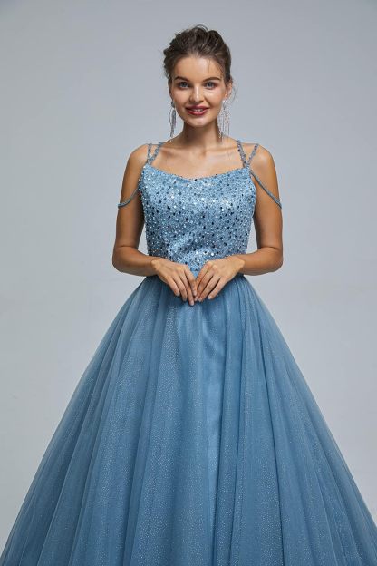 BMbride Women's Beading Sweetheart Ball Gown Tulle Layed Long Quinceanera Dress-BMbridal.UK