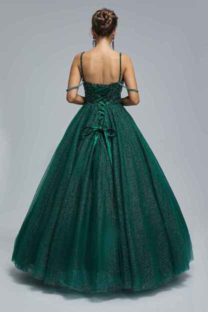 BMbride Women's Beading Sweetheart Ball Gown Tulle Layed Long Quinceanera Dress-BMbridal.UK