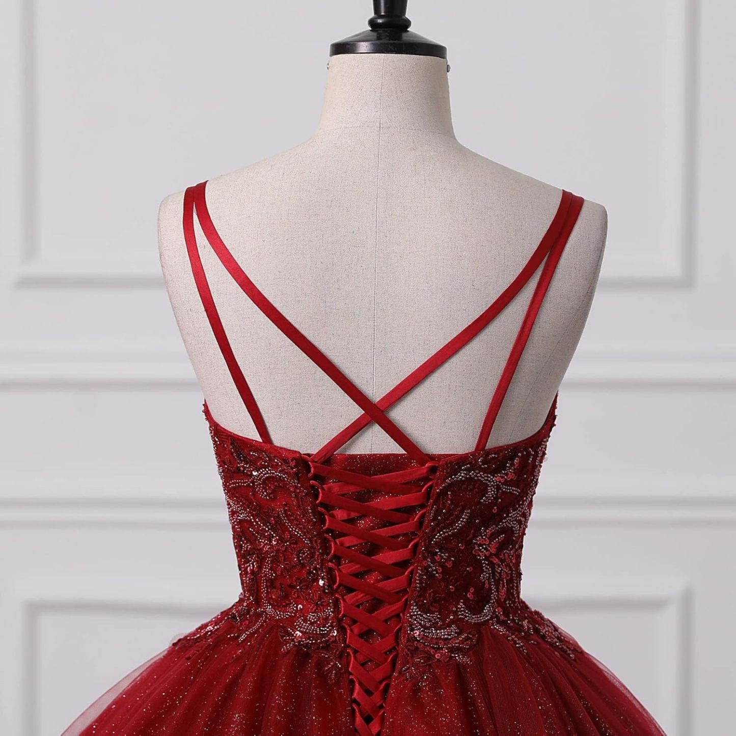 BMbride Women's Beading Sweetheart Ball Gown Tulle Layed Long Quinceanera Dress-BMbridal.UK