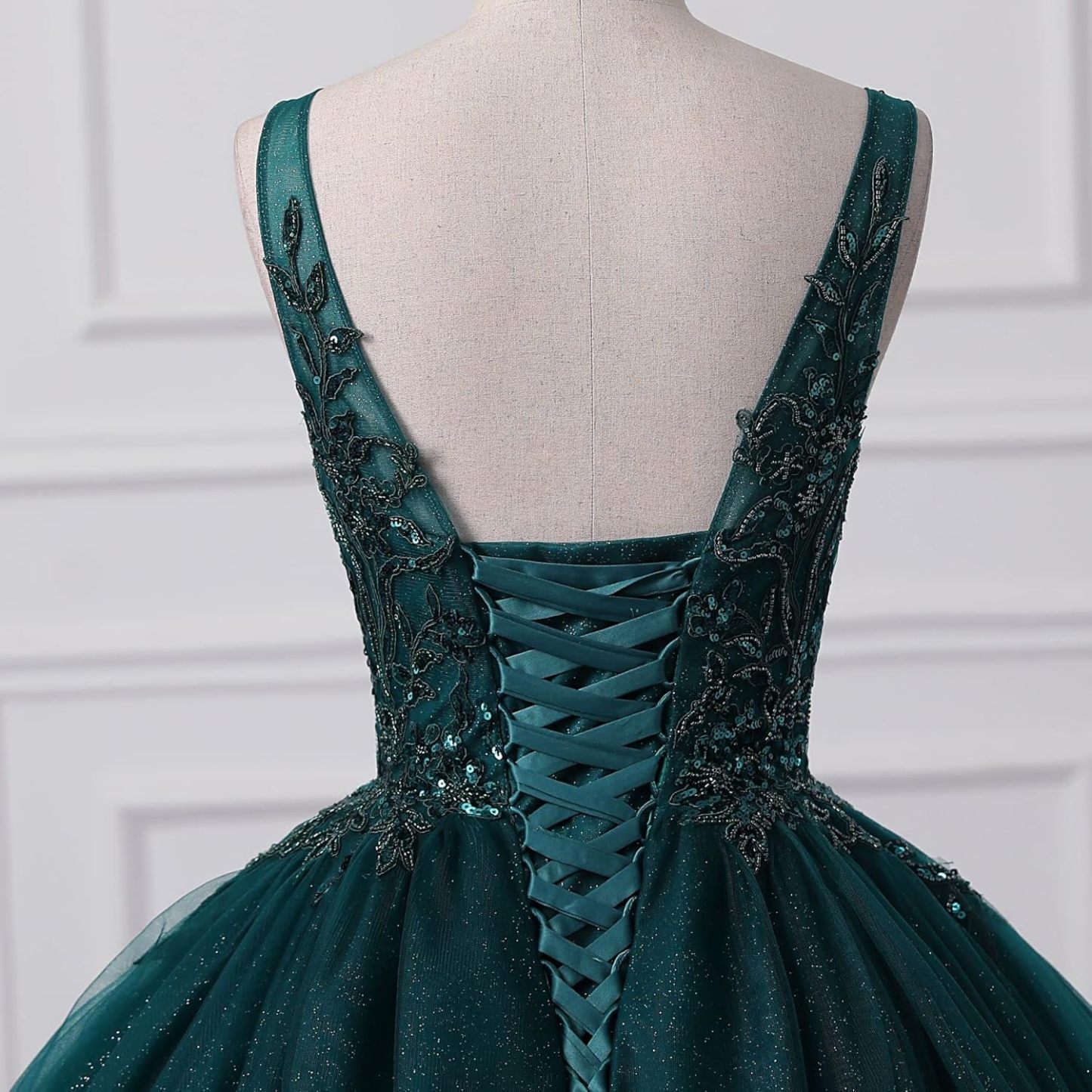 BMbride Women's Beading Sweetheart Ball Gown Tulle Layed Long Quinceanera Dress-BMbridal.UK