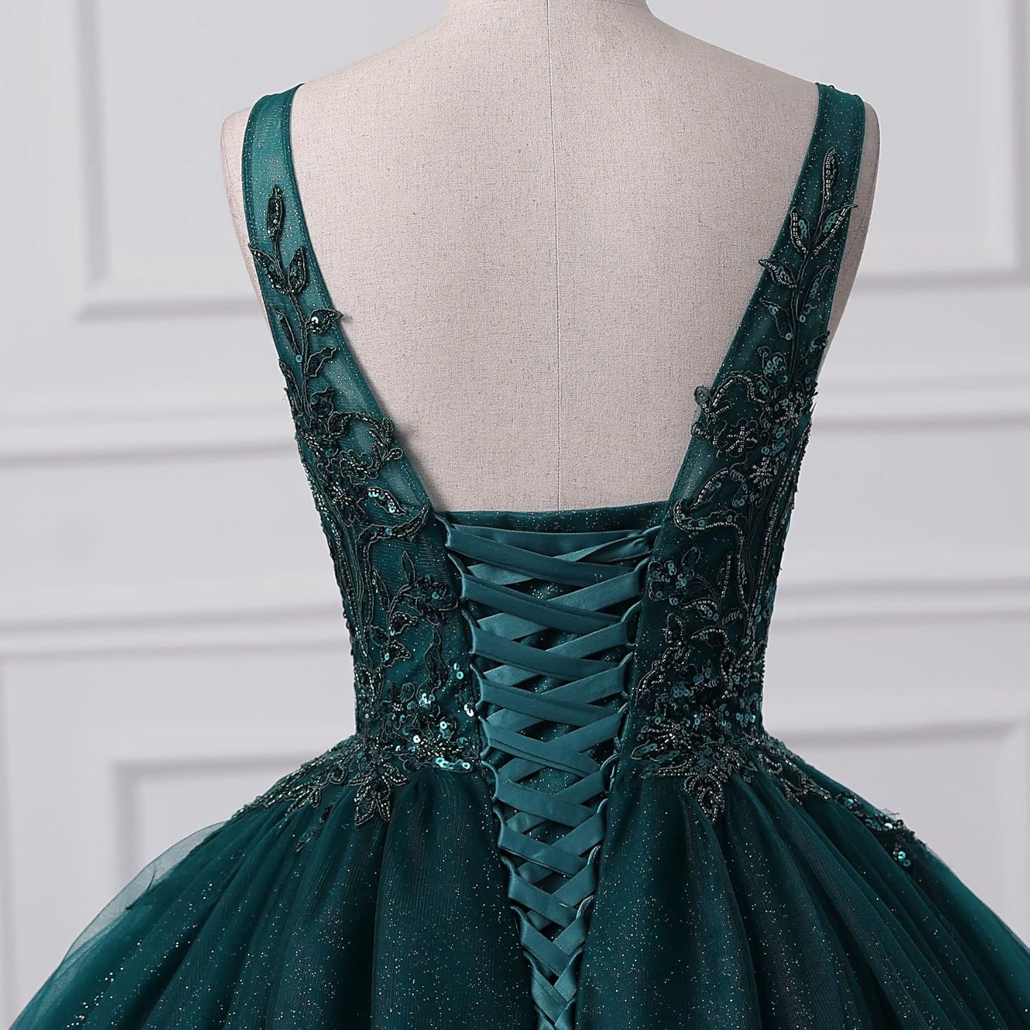 BMbride Women's Beading Sweetheart Ball Gown Tulle Layed Long Quinceanera Dress-BMbridal.UK