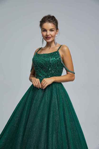 BMbride Women's Beading Sweetheart Ball Gown Tulle Layed Long Quinceanera Dress-BMbridal.UK