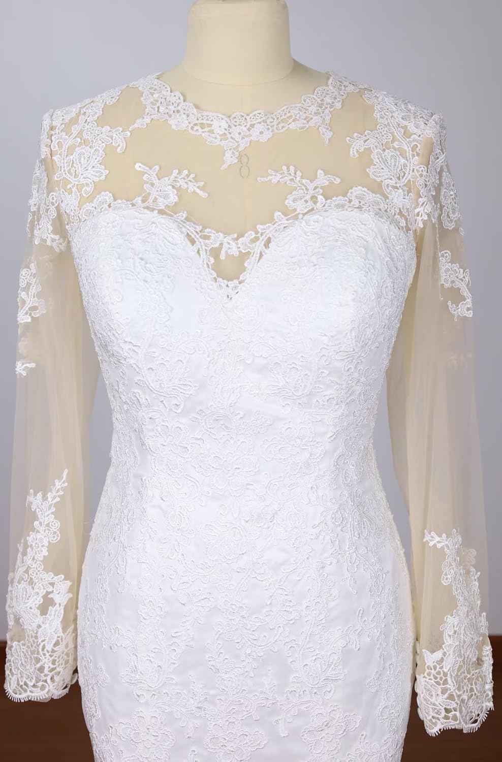 Mermaid Wedding Dresses for Bride 2025 Lace Bridal Gowns Beach Bridal Dress for Wedding Gowns-BMbridal.UK