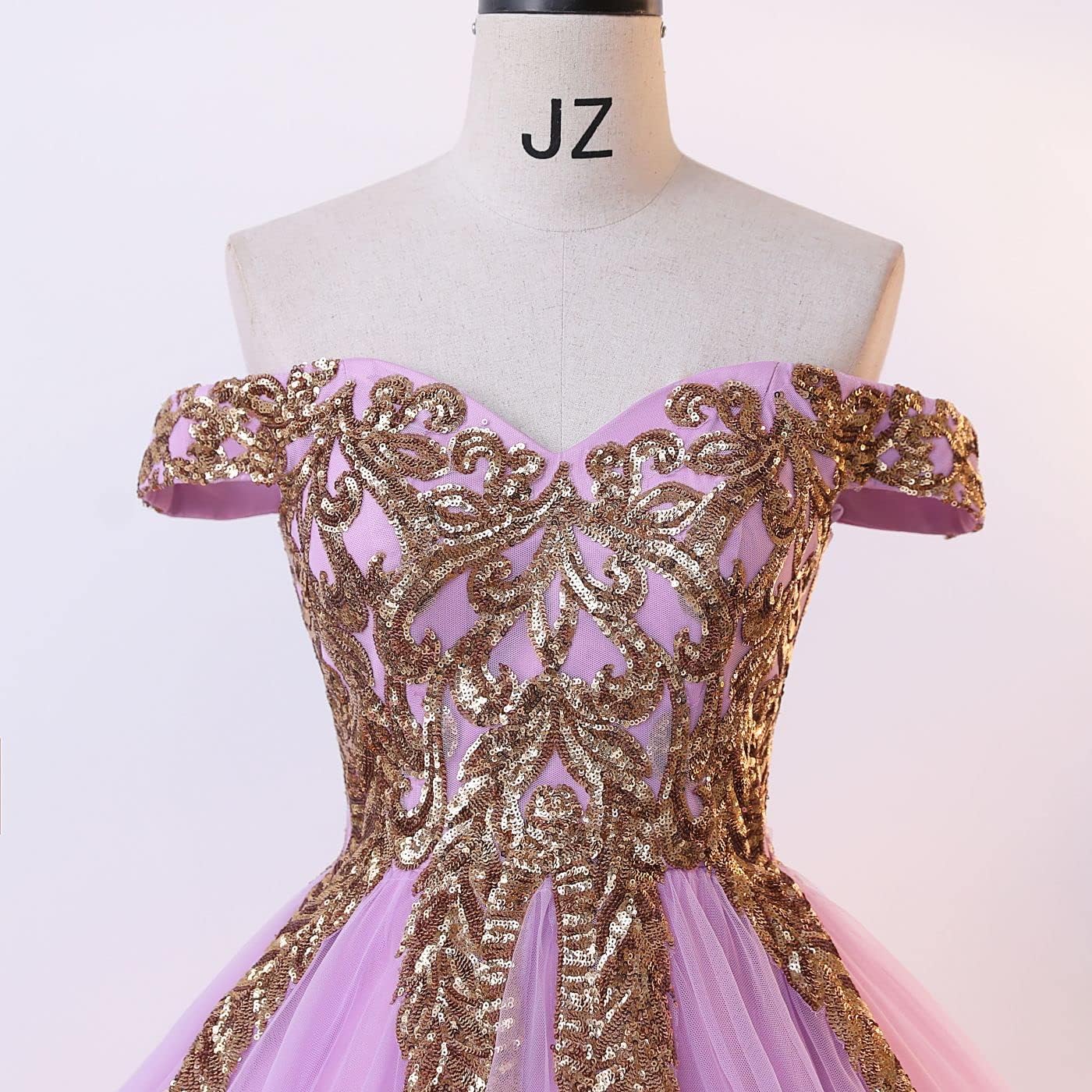 BMbride Women's Beading Sweetheart Ball Gown Tulle Layed Long Quinceanera Dress-BMbridal.UK