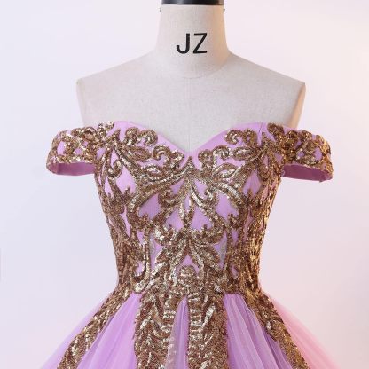 BMbride Women's Beading Sweetheart Ball Gown Tulle Layed Long Quinceanera Dress-BMbridal.UK