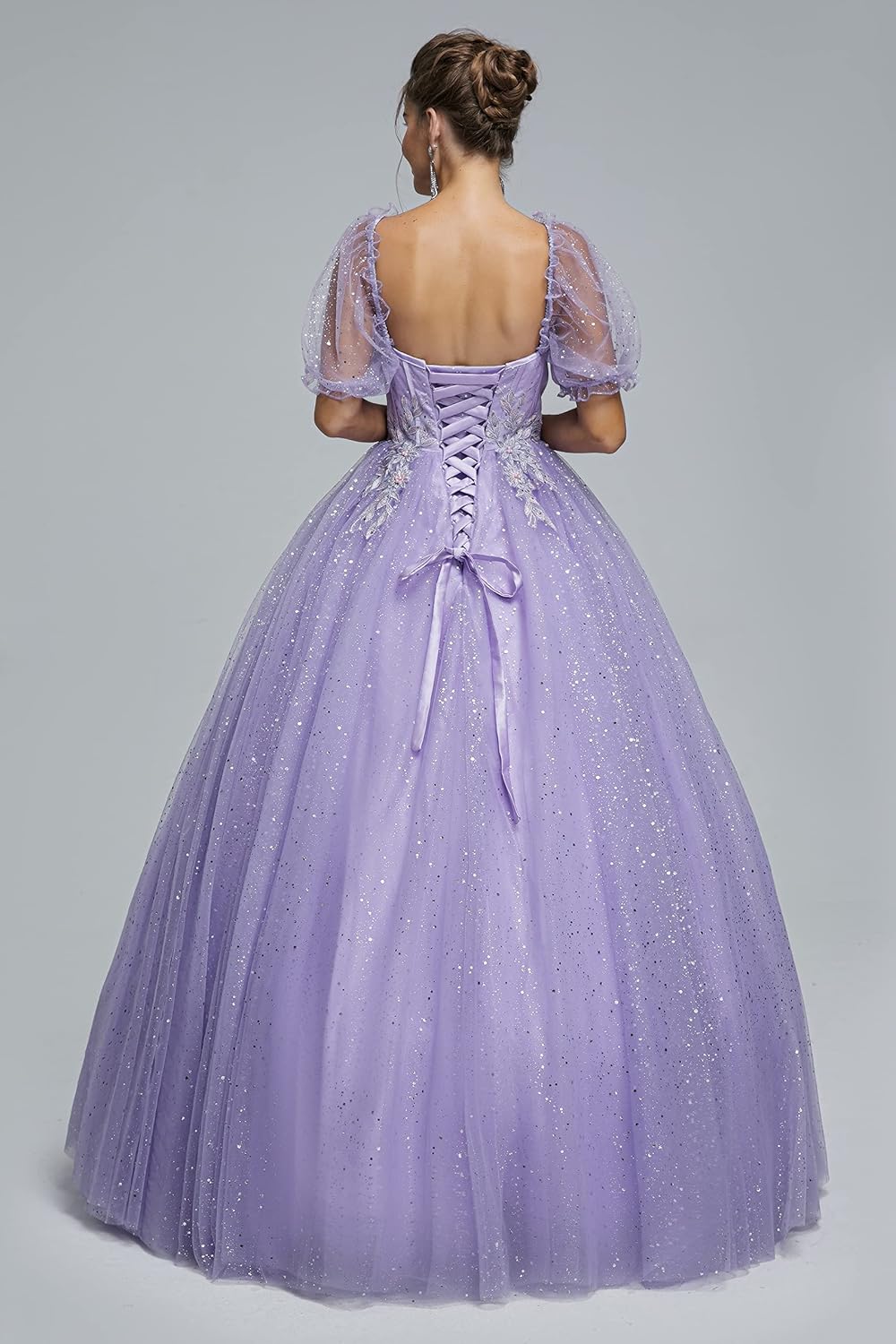 BMbride Women's Beading Sweetheart Ball Gown Tulle Layed Long Quinceanera Dress-BMbridal.UK