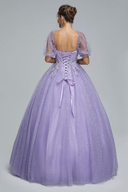 BMbride Women's Beading Sweetheart Ball Gown Tulle Layed Long Quinceanera Dress-BMbridal.UK