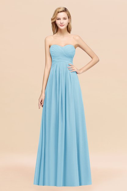 BMbridal Vintage Sweetheart Long Grape Affordable Bridesmaid Dresses Online-BMbridal