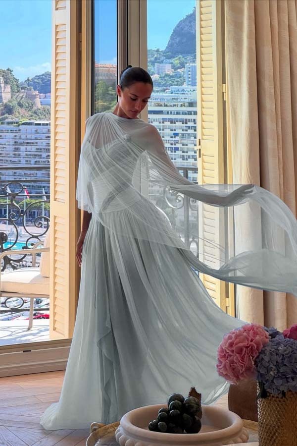 Strapless Sleeveless Long A Line Prom Dress With Pleated Tulle