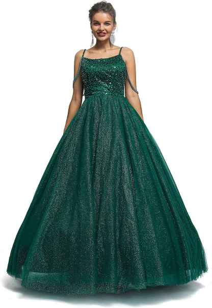 BMbride Women's Beading Sweetheart Ball Gown Tulle Layed Long Quinceanera Dress-BMbridal.UK
