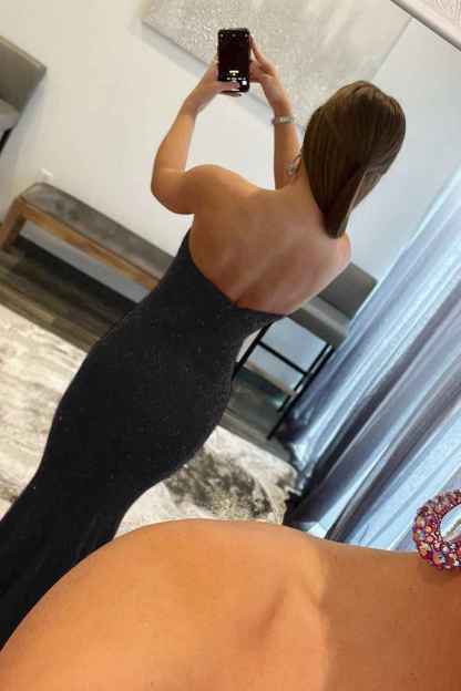 Sparkly Gold Sweetheart Mermaid Long Sequin Prom Dress