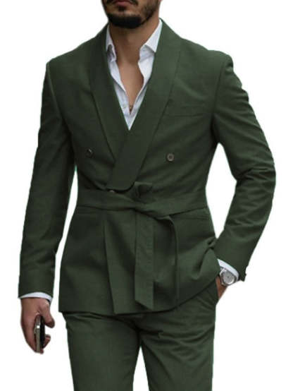 Single-Button Tailored Men's Wedding Suit In Two Pieces