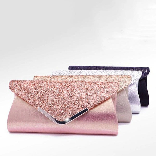 Elegant Clutch Bags with Glitter