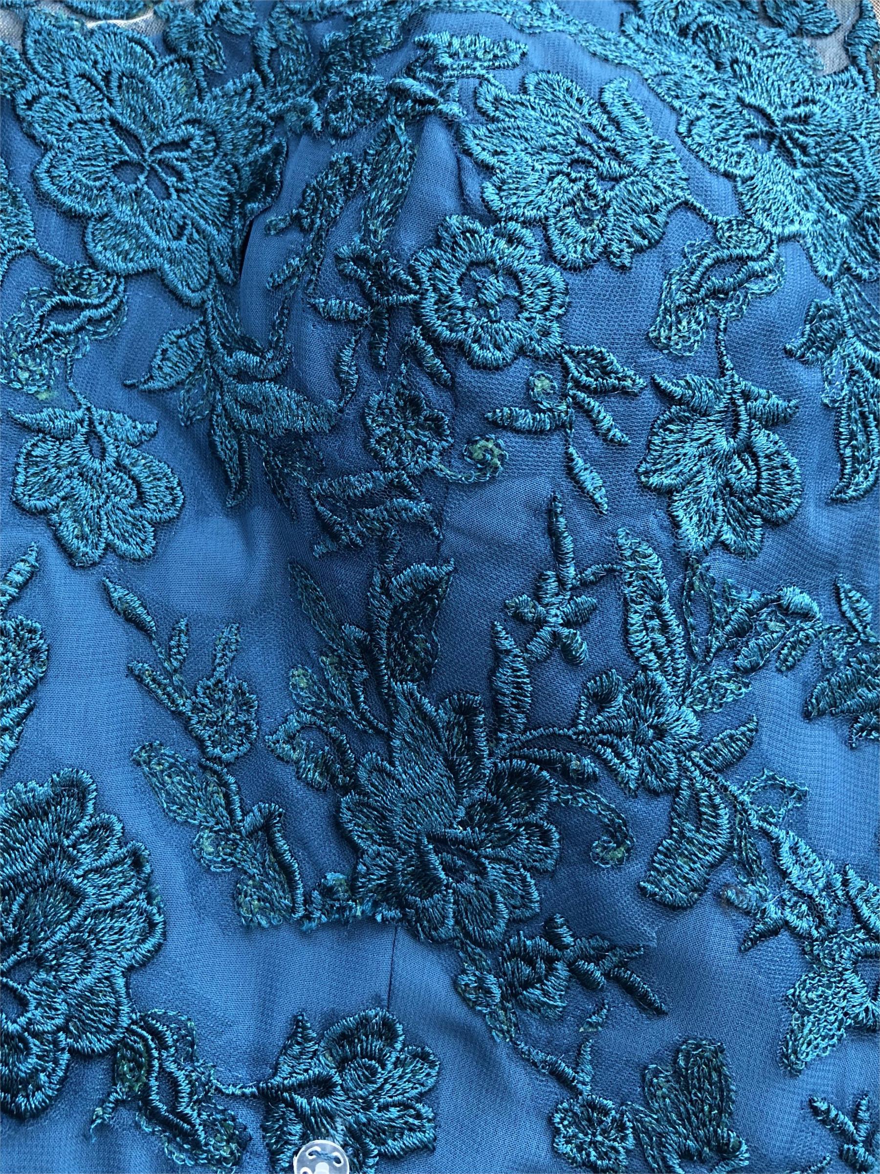 Princess Jewel Neck A-Line Floor-Length Mother of the Bride Pantsuit with Applique and 3/4 Sleeves