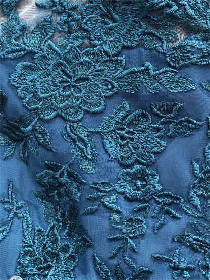 Princess Jewel Neck A-Line Floor-Length Mother of the Bride Pantsuit with Applique and 3/4 Sleeves