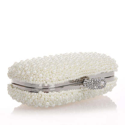 Elegant Clutch Bags with Imitation Pearls
