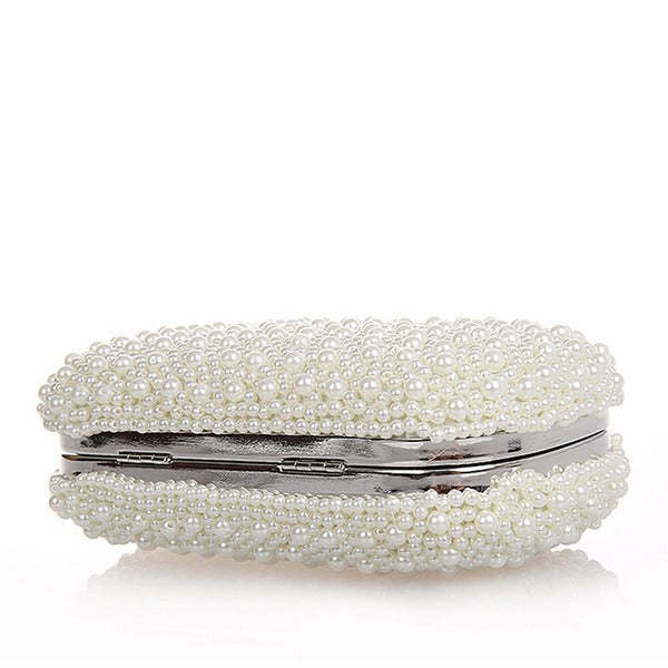 Elegant Clutch Bags with Imitation Pearls