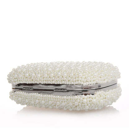 Elegant Clutch Bags with Imitation Pearls
