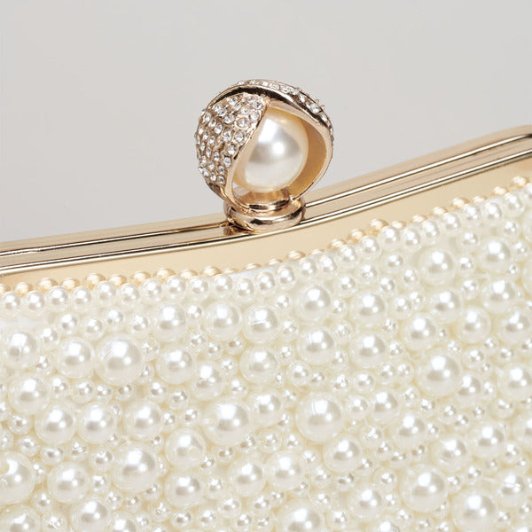 Elegant Handbags with Imitation Pearls