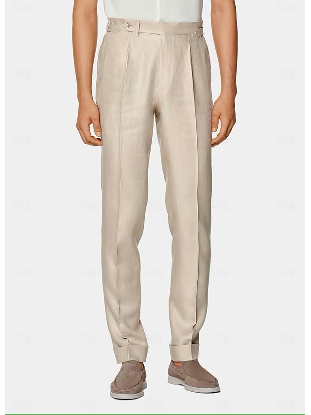 Double-Breasted Six-Button Two-Piece Wedding Suit For Men Standard Fit