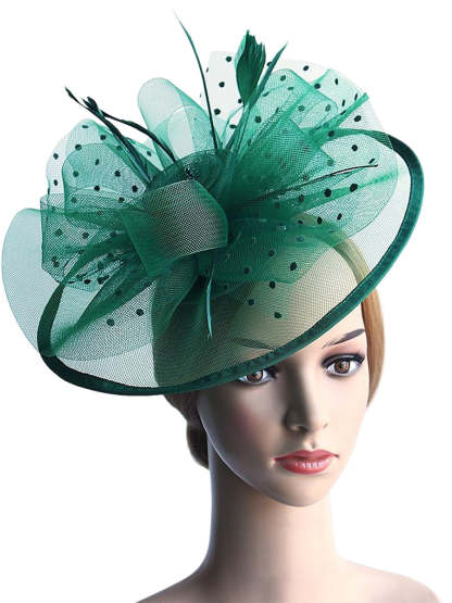 Classic Organza Fedora Hat for Women's Weddings and Daytime Events Feathered and Bow-Adorned