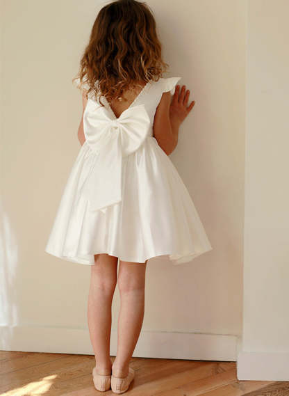 Princess A-Line Dresses for Girls Featuring Bowknots and Beading