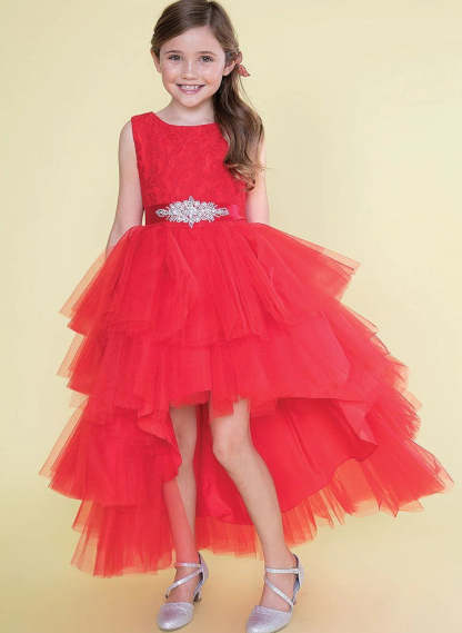 Tulle Flower Girl Ball Gowns Featuring Beading
