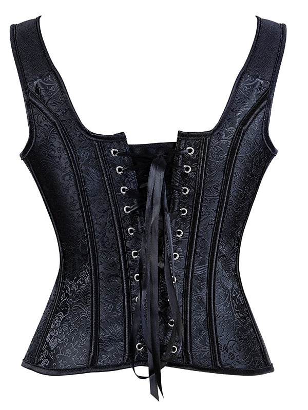 Flower Push Up Overbust Corsets with Tummy Control for Women, Perfect for Wedding or Party