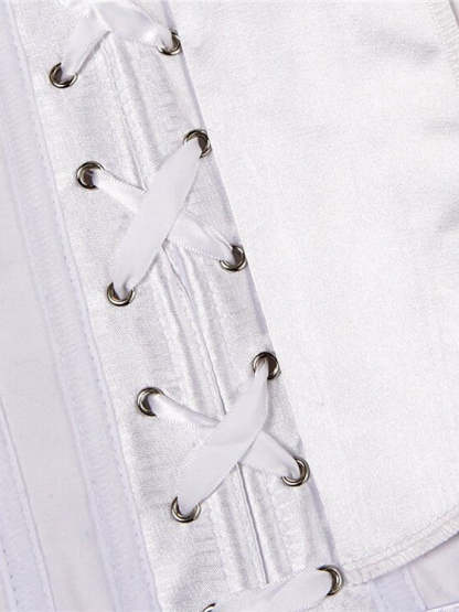 Jacquard Overbust Corsets for Women with Hook & Eye Closure, Tummy Control and Push-Up Effect, Perfect for Weddings, Parties, Birthdays, and Halloween-BMbridal.UK