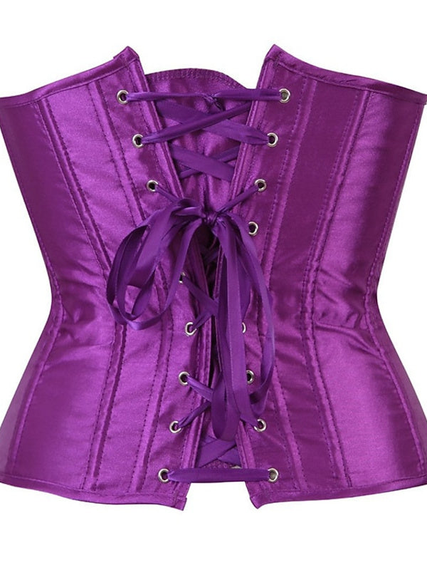 Jacquard Overbust Corsets for Women with Hook & Eye Closure, Tummy Control and Push-Up Effect, Perfect for Weddings, Parties, Birthdays, and Halloween-BMbridal.UK