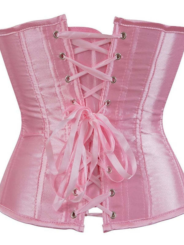 Jacquard Overbust Corsets for Women with Hook & Eye Closure, Tummy Control and Push-Up Effect, Perfect for Weddings, Parties, Birthdays, and Halloween-BMbridal.UK