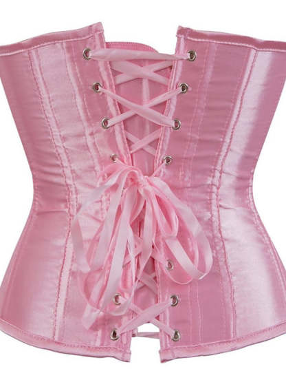 Jacquard Overbust Corsets for Women with Hook & Eye Closure, Tummy Control and Push-Up Effect, Perfect for Weddings, Parties, Birthdays, and Halloween-BMbridal.UK