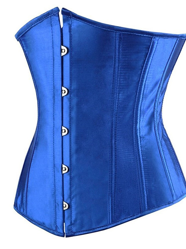 Jacquard Overbust Corsets for Women with Hook & Eye Closure, Tummy Control and Push-Up Effect, Perfect for Weddings, Parties, Birthdays, and Halloween-BMbridal.UK