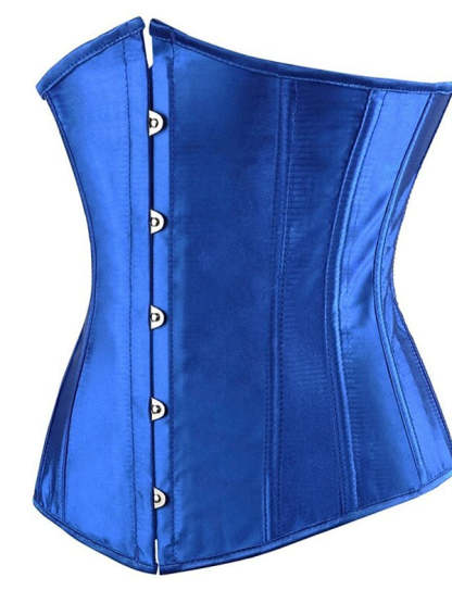 Jacquard Overbust Corsets for Women with Hook & Eye Closure, Tummy Control and Push-Up Effect, Perfect for Weddings, Parties, Birthdays, and Halloween-BMbridal.UK