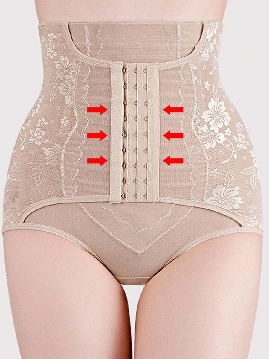Sporty Corset for Women with Floral Panties – Waist-Shaping Trainer