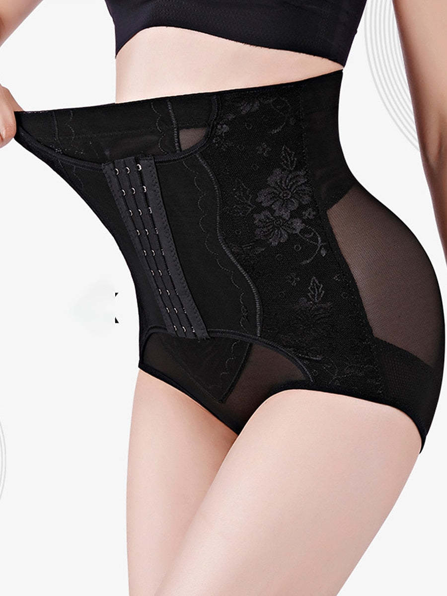 Sporty Corset for Women with Floral Panties – Waist-Shaping Trainer
