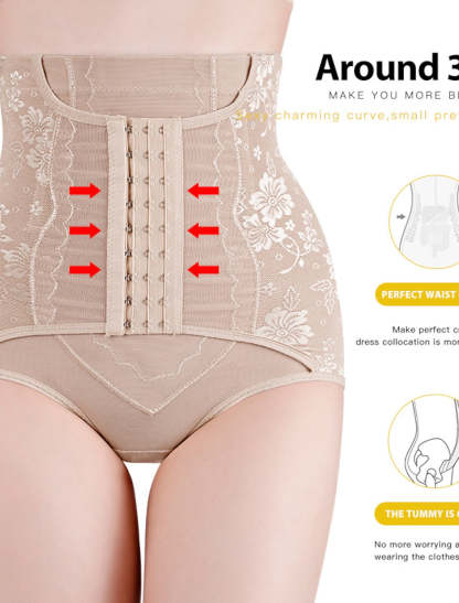 Sporty Corset for Women with Floral Panties – Waist-Shaping Trainer