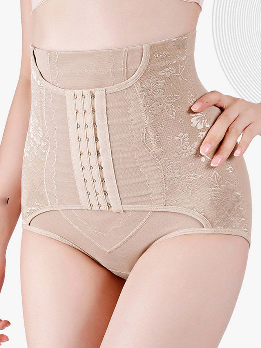 Sporty Corset for Women with Floral Panties – Waist-Shaping Trainer