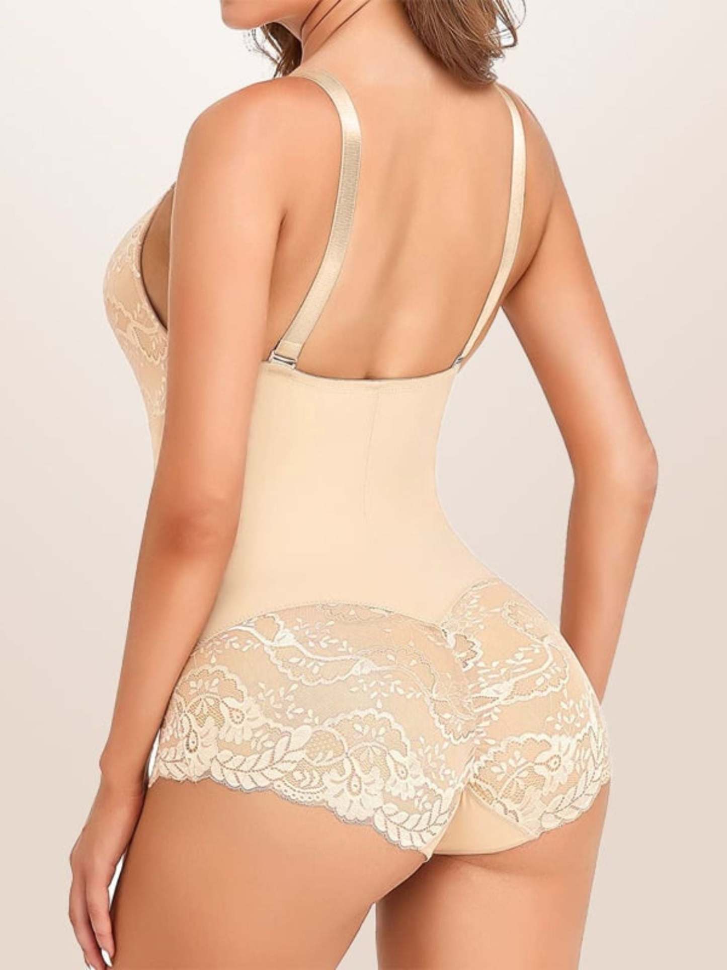 Alluring Spandex Bustier Shapewear in Chinlon